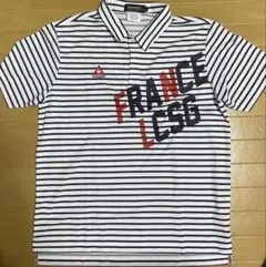 ⭕️新品未使用⭕️ le coq sportif ゴルフシャツ Lサイズ ストライプ