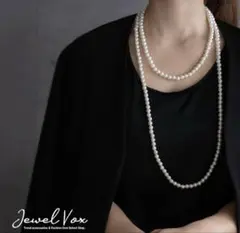 Jewel vox ロングパールネックレス