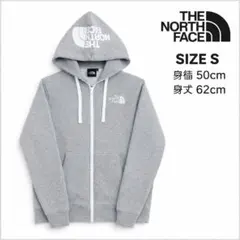 THE NORTH FACE パーカー グレー S フルジップ ユニセックス