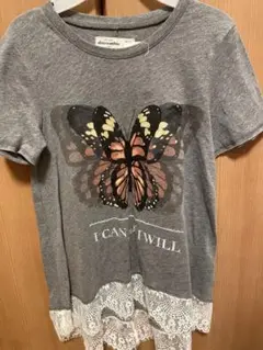 abercrombie 蝶プリント Tシャツ M(12)