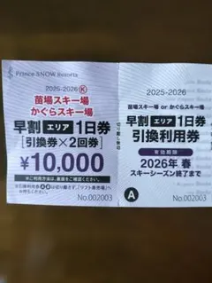 2026年最新】かぐら リフト券の人気アイテム - メルカリ