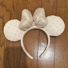 ミッキー耳カチューシャ ホワイト