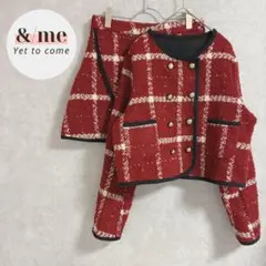 Dazy シーイン　ツイードチェック柄ジャケット　ミニスカートセットアップ　ラメ