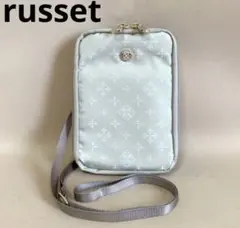 russet ラシット お財布ショルダー スマホショルダー モノグラム柄