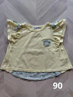 Love & Peace & Money 花柄リボン Tシャツ 90のサムネイル
