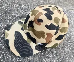⭐*️様 A Bathing Ape カモフラージュ キャップ A BATHING APE ブルーカモフラージュキャップ - メルカリ