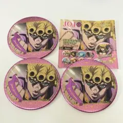 ジョジョの奇妙な冒険 アニメ10周年記念展 ジョルノ 缶バッジ セット売り