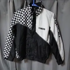 SOLIO チェック柄 ナイロンジャケット LL