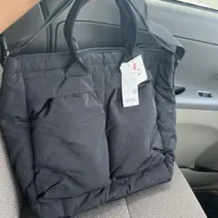 新品UNIQLO C ユニクロC 2way ユーティリティバッグ Black