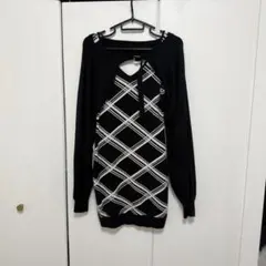 リップサービス ジャガードアンサンブルワンピース ブラック