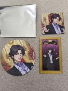 新テニスの王子様　イオンコラボ　跡部景吾　ステッカー　コースター　ボイスカード