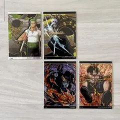 ONE PIECE ワンピース ウエハースカード ゾロ ロー サボ エースのサムネイル