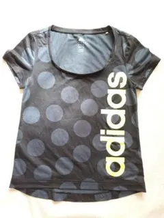 adidas ドット柄 半袖Tシャツ