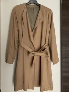 アダムエロペ　ガウントレンチコート　Mサイズ　キャメル