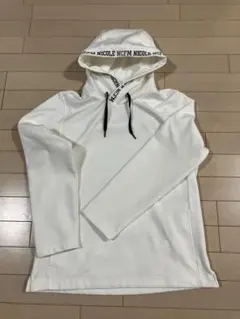 NICOLE CLUB FOR MEN ダンボールニットプルオーバーパーカ