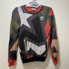 【MARK & LONA】カモフラージュ柄　ニットセーター　size38 中古