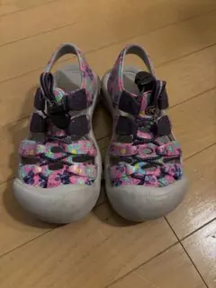 花柄キッズサンダル KEEN 19.5cm