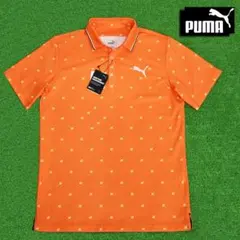 大きいサイズ PUMA プーマ ゴルフ ポロシャツ【オレンジ/XXL】新品！