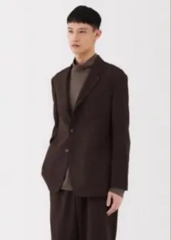 MUJI Labo 紳士 ユニフォーム素材で作ったブレザー ブラウン L - メルカリ