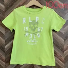 POLO ラルフローレン Tシャツ 100 ライムイエロー