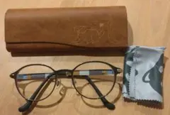 ZOFF 調光レンズ ブラウン ラウンドフレーム 度ナシメガネ サングラス