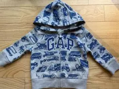 baby GAP トラック柄 フード付きトレーナー 18-24ヶ月