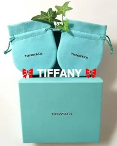 ♥美品♥ティファニー巾着袋✖️2 ➕ Tiffany空箱 新品未使用♥のサムネイル