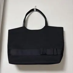 【近日出品停止予定品】ブラックフォーマルバッグ リボン付き