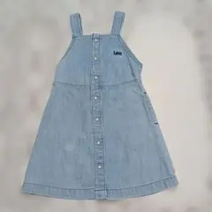 「再々々値下げ」Lee デニム ジャンバースカート 100cm