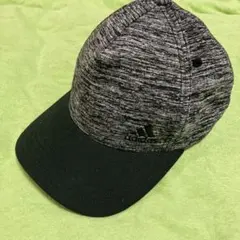 adidas グレー ブラック キャップ フリーサイズ