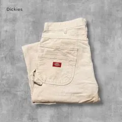 B*b様 ディッキーズ ペインターパンツ 白 生成り W32 L30 コットンワ B*b様 ディッキーズ ペインターパンツ 白 生成り W32 L30 コットンワ