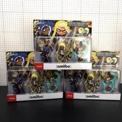 amiiboトリプルセット スプラトゥーン オクトリング コジャケ インクリング