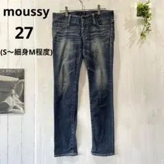 マウジー moussy Y2K ローライズスキニーデニム 27 日本製