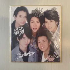 ジャニーズグループ　直筆サイン色紙(本物) 14人　2004年 ジャニーズグループ 直筆サイン色紙(本物) 14人 2004年 61eN