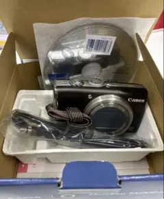 【動作未確認】Canon PowerShot SX200 IS デジカメ 箱付き