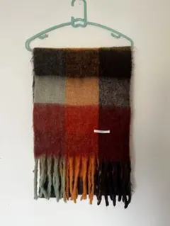 マルチカラー チェック マフラー