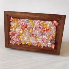 ドライフラワーアレンジメント 木製フレーム