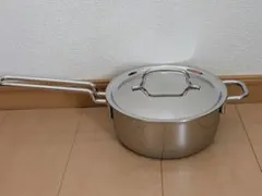 ジオプロダクト 片手鍋 18センチ ステンレス鍋　蓋付き 宮崎製作所のサムネイル