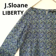 極美品 J.Sloane ジェイスローアン リバティ タナローン ブラウス