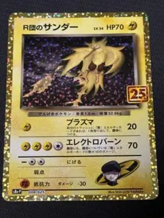 R団のサンダー プロモカードパック 25th ANNIVERSARY edit… - メルカリ