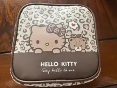 ハローキティ レオパード柄ポーチM