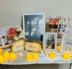 【写真すべて込み】ウェルカムスペースセット　まとめ売り　ホワイト　白　海外風