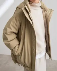 【本日限定値下げ Spick&Span 撥水フーデッドダウンハーフコート 38】のサムネイル