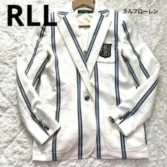 美品！ラルフローレン ！テーラードジャケット ！エンブレム！銀ボタン！ワッペン