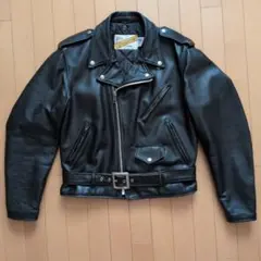 ⑤schott【38】118 米国製 ☆牛革ジャンninja ハーレーgpz - メルカリ