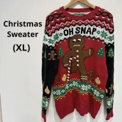 Ugly Christmas Sweater ジンジャーブレッドマン(XL)のサムネイル