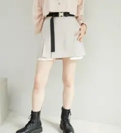 MAJESTIC LEGON マジェスティックレゴン ベルト プリーツ スカパン