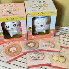 ちいかわ 一番くじ みんなでラーメン フィギュア ラバー ハチワレ