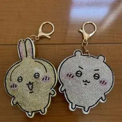 ちいかわ ラインストーンキーホルダーちいかわ　うさぎ2個セット