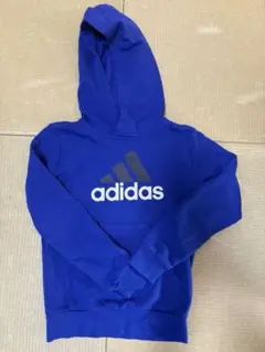 adidas パーカー 130サイズ 青